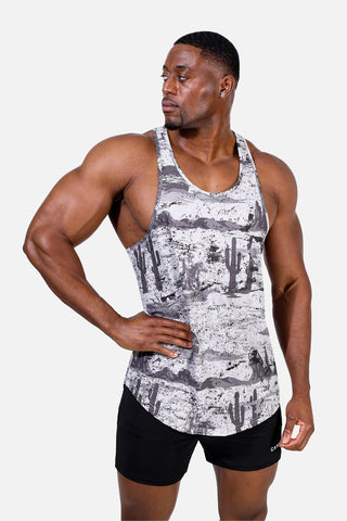 Graphic Muscle Stringer - Cactus