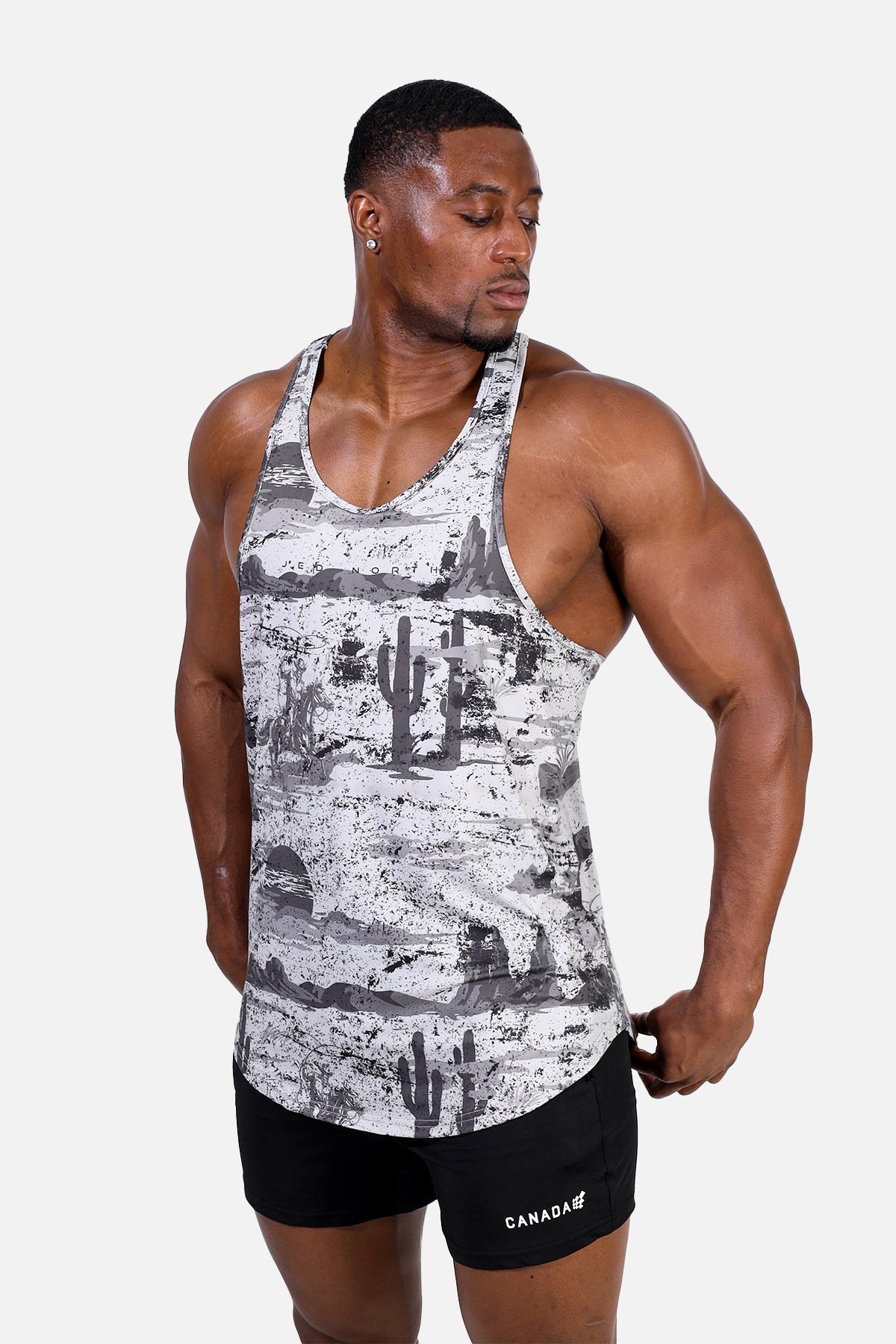 Graphic Muscle Stringer - Cactus