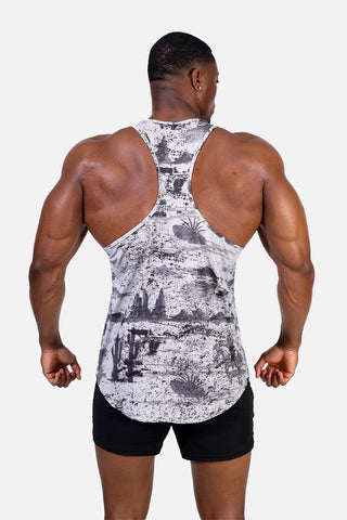 Graphic Muscle Stringer - Cactus