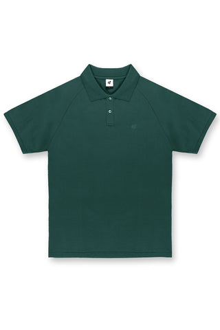 Muscle Fit All-Day Polo T-Shirt - Dark Green